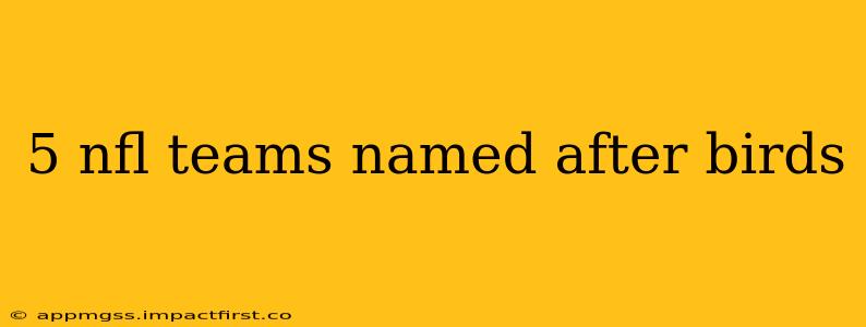 5 nfl teams named after birds