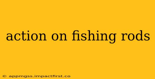 action on fishing rods