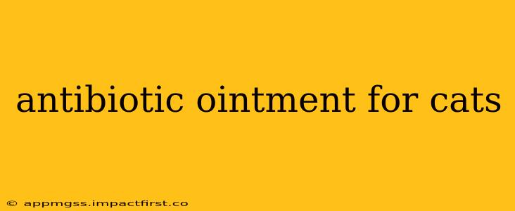 antibiotic ointment for cats
