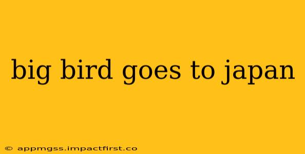 big bird goes to japan