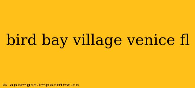 bird bay village venice fl
