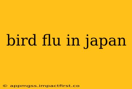 bird flu in japan