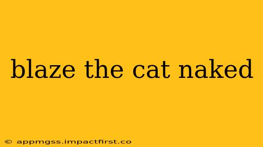 blaze the cat naked