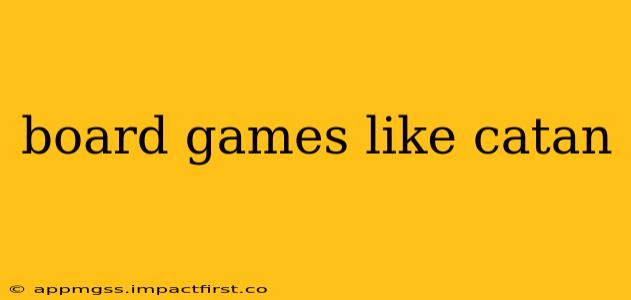 board games like catan