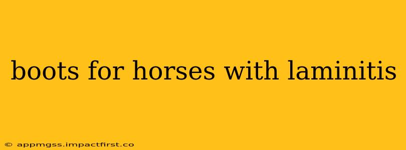 boots for horses with laminitis
