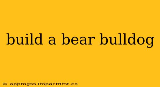 build a bear bulldog