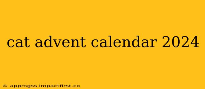 cat advent calendar 2024