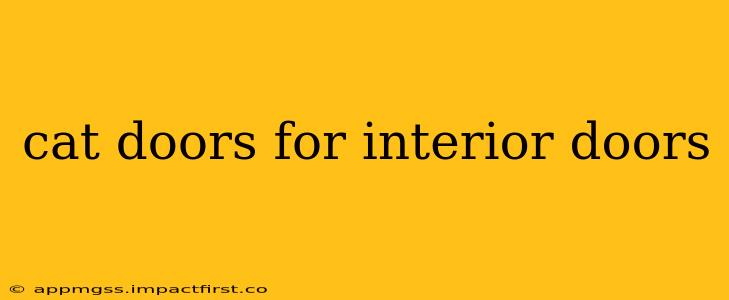 cat doors for interior doors