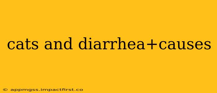 cats and diarrhea+causes