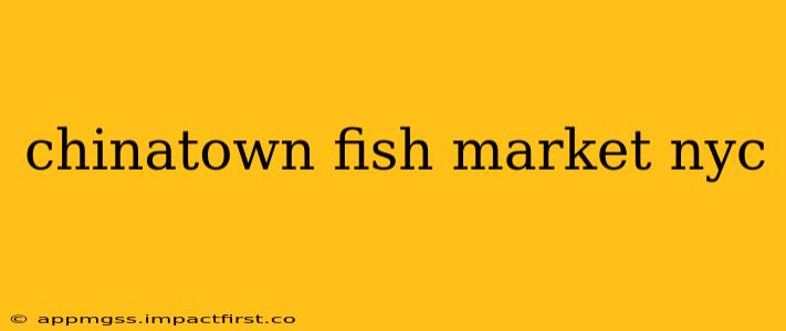 chinatown fish market nyc