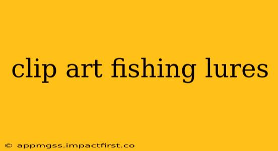 clip art fishing lures