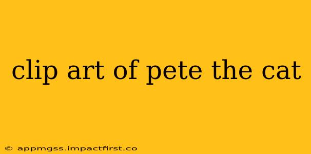 clip art of pete the cat