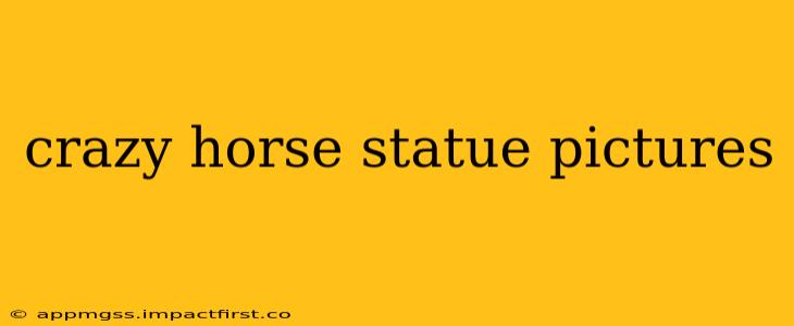 crazy horse statue pictures