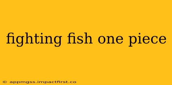 fighting fish one piece