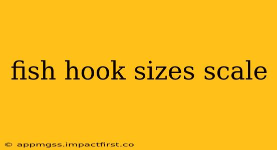 fish hook sizes scale