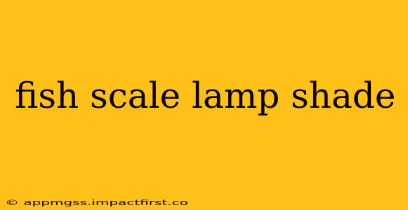 fish scale lamp shade