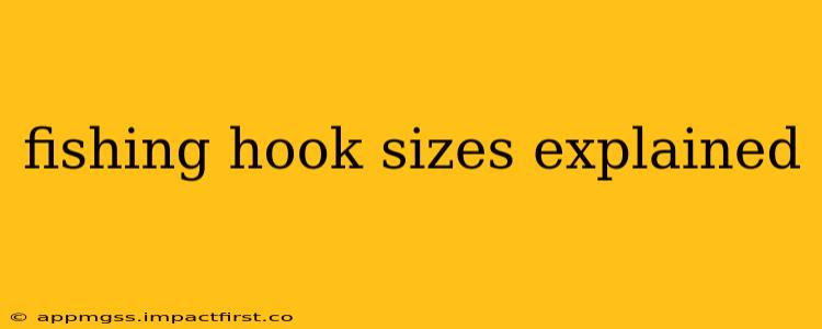 fishing hook sizes explained