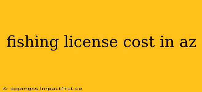 fishing license cost in az