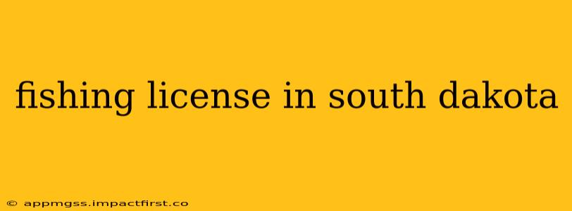 fishing license in south dakota