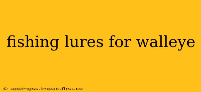 fishing lures for walleye