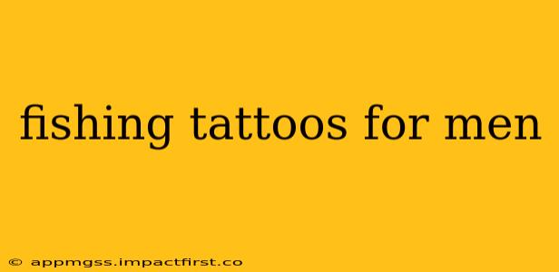 fishing tattoos for men
