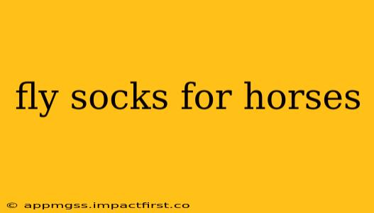 fly socks for horses