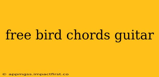 free bird chords guitar