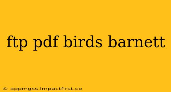 ftp pdf birds barnett