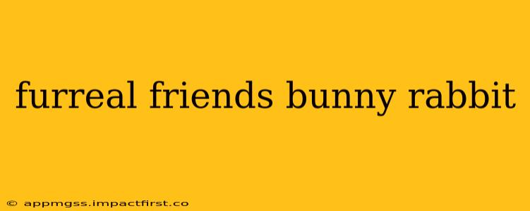 furreal friends bunny rabbit