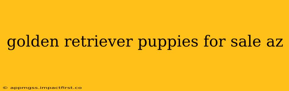 golden retriever puppies for sale az