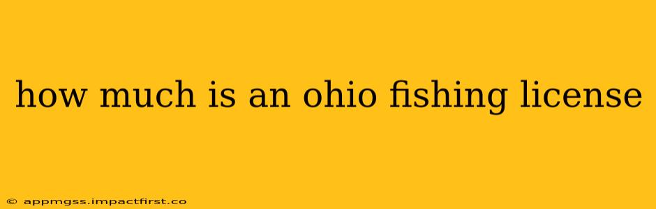 how much is an ohio fishing license
