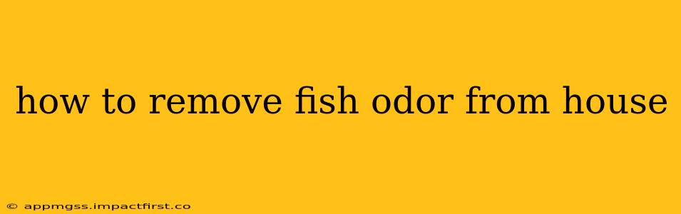 how to remove fish odor from house