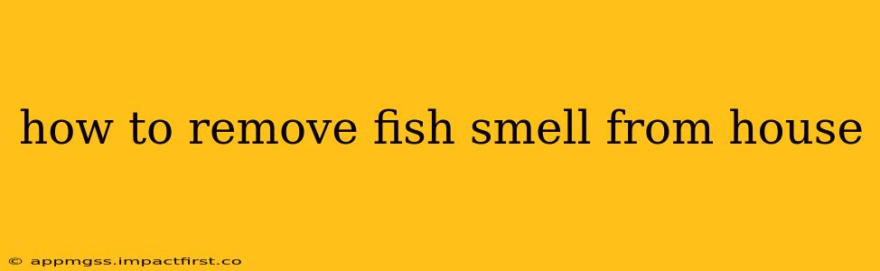 how to remove fish smell from house