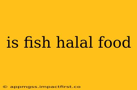is fish halal food