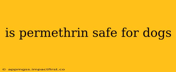 is permethrin safe for dogs