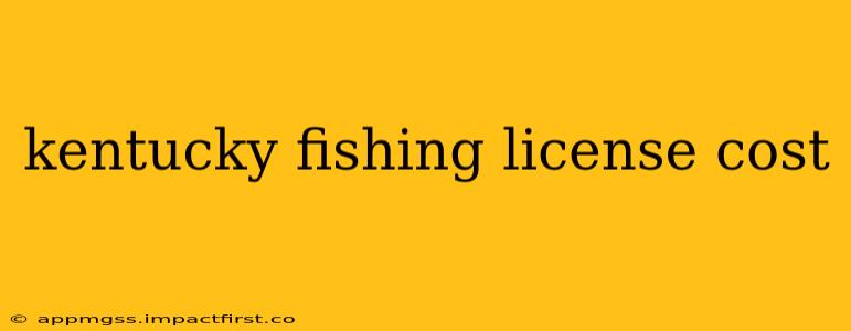 kentucky fishing license cost