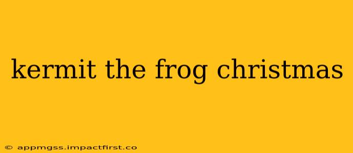 kermit the frog christmas
