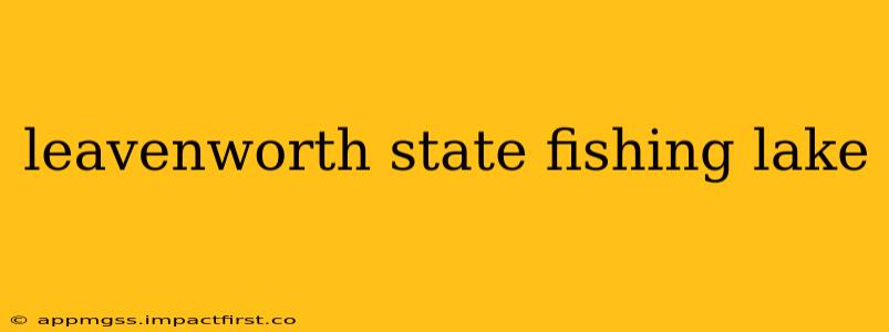 leavenworth state fishing lake