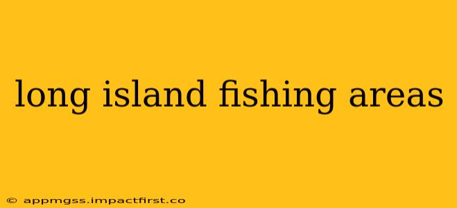 long island fishing areas
