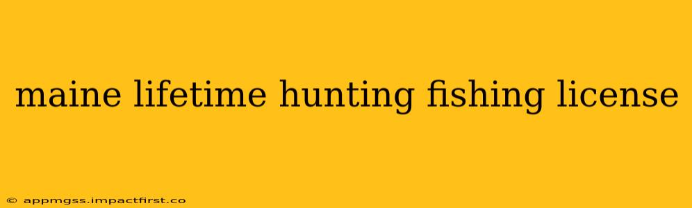 maine lifetime hunting fishing license