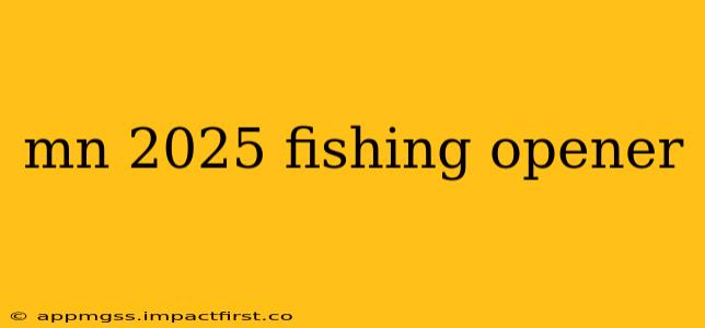 mn 2025 fishing opener