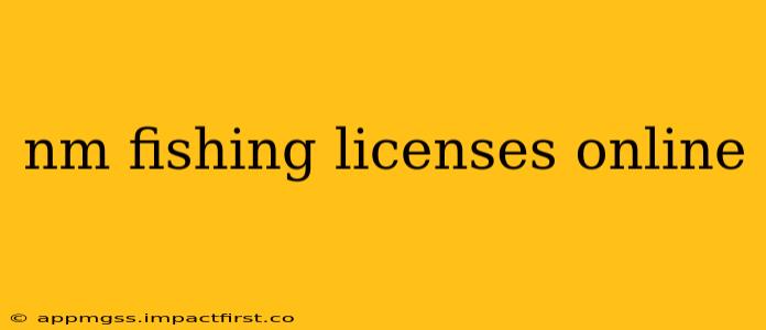 nm fishing licenses online