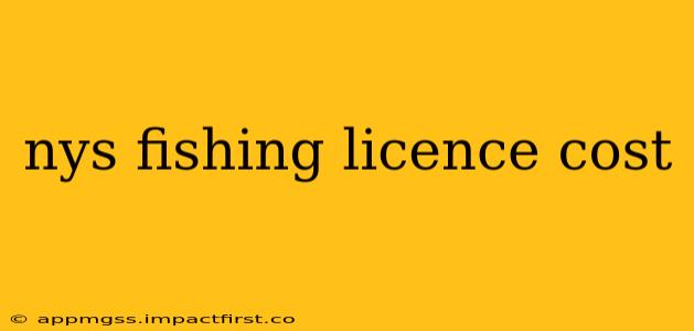 nys fishing licence cost