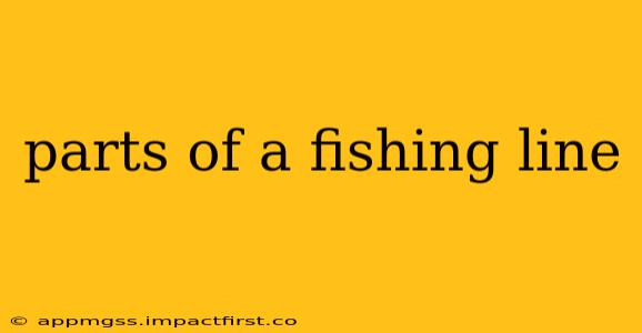 parts of a fishing line