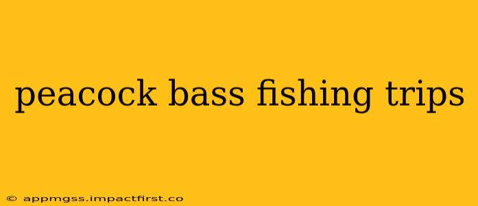 peacock bass fishing trips