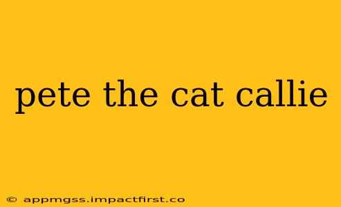 pete the cat callie