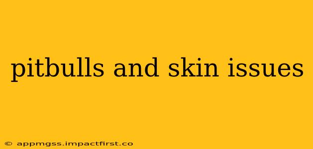 pitbulls and skin issues