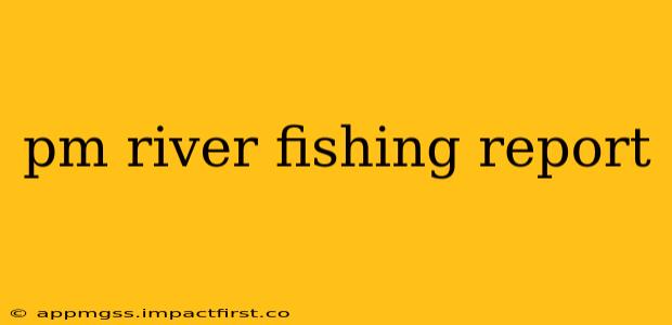 pm river fishing report