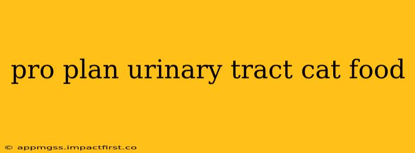 pro plan urinary tract cat food