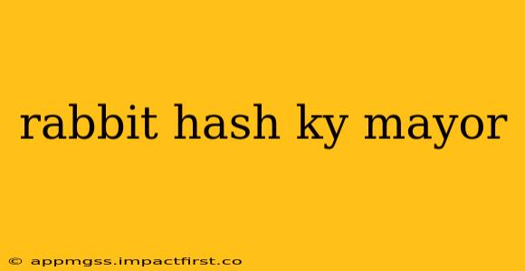 rabbit hash ky mayor